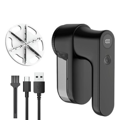 Nexxt Pluizenverwijderaar - USB Oplaadbaar - Zwart
